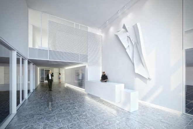 Leblon Offices, Richard Meier and Partners, rio de janeiro, eco office, louvered facade, daylighting, office building
