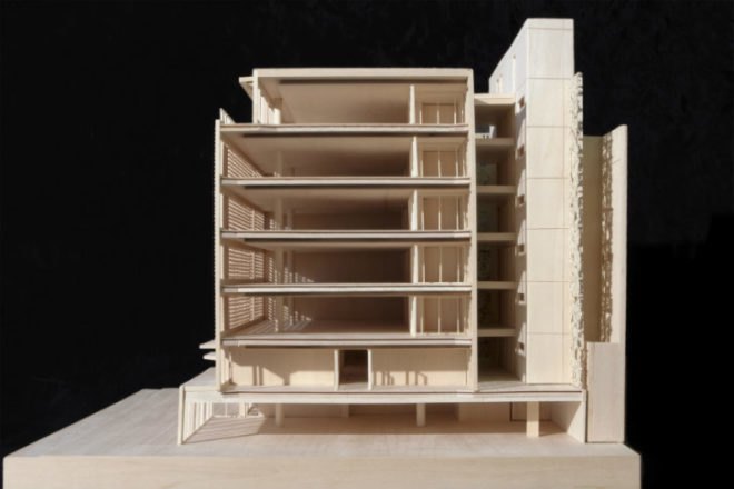 Leblon Offices, Richard Meier and Partners, rio de janeiro, eco office, louvered facade, daylighting, office building