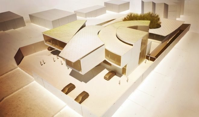 Matteo Cainer Architects, Cameroon, Swiss Clockwork Embassy, Musgum housing, green design, sustainable design, eco-design, Cameroon, rainwater harvesting, swiss watches, passive design, geothermal, clean energy, Minergie, natural materials, energy-efficiency