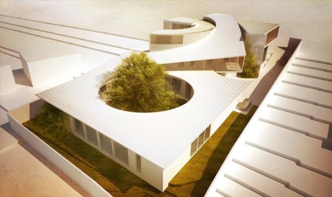 Matteo Cainer Architects, Cameroon, Swiss Clockwork Embassy, Musgum housing, green design, sustainable design, eco-design, Cameroon, rainwater harvesting, swiss watches, passive design, geothermal, clean energy, Minergie, natural materials, energy-efficiency