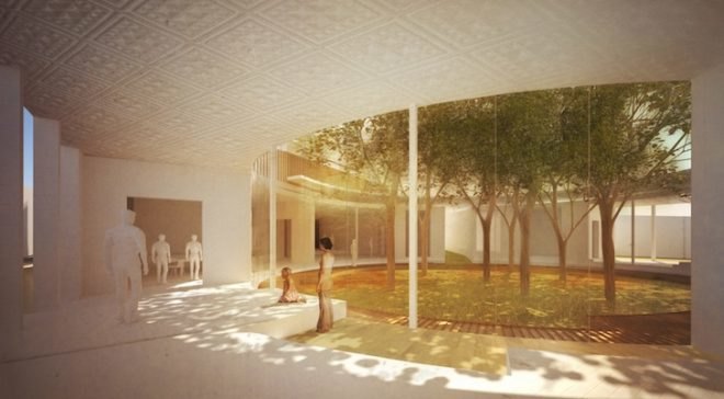 Matteo Cainer Architects, Cameroon, Swiss Clockwork Embassy, Musgum housing, green design, sustainable design, eco-design, Cameroon, rainwater harvesting, swiss watches, passive design, geothermal, clean energy, Minergie, natural materials, energy-efficiency