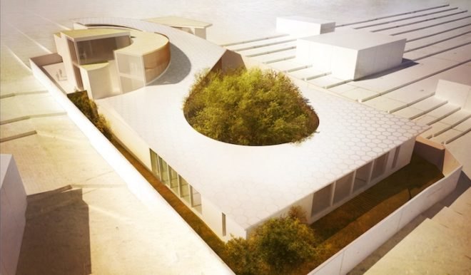 Matteo Cainer Architects, Cameroon, Swiss Clockwork Embassy, Musgum housing, green design, sustainable design, eco-design, Cameroon, rainwater harvesting, swiss watches, passive design, geothermal, clean energy, Minergie, natural materials, energy-efficiency