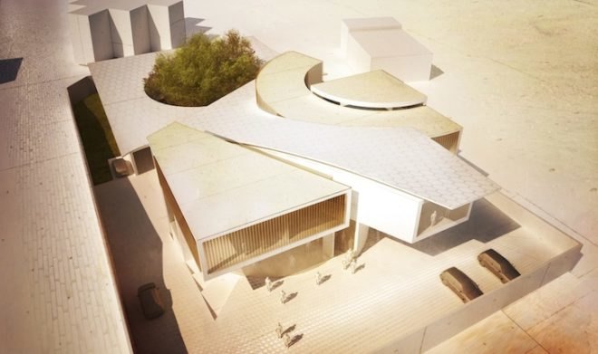 Matteo Cainer Architects, Cameroon, Swiss Clockwork Embassy, Musgum housing, green design, sustainable design, eco-design, Cameroon, rainwater harvesting, swiss watches, passive design, geothermal, clean energy, Minergie, natural materials, energy-efficiency