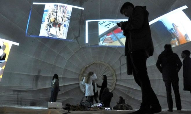 DUS Architects, Mediamatic, New Order, Mind Igloo, hot air balloons, recycled materials, art, architecture, urban spaces, temporary spaces, green design, sustainable design, eco-design, community, The Netherlands