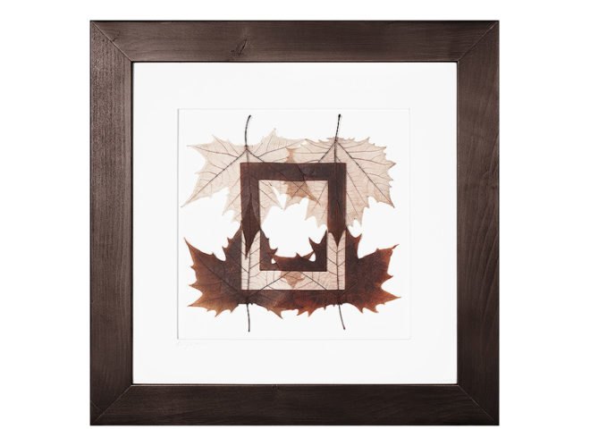 green design, eco design, sustainable design, Owen Mortensen, leaf collecting, leaf collage, Selectively Skeletonized Sycamores, recycled art, organic art, indoor garden, bamboo art, flower art