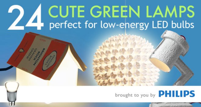 Philips AmbientLED Bulbs, Green Lamps, 24 Green Lamps, 25 Green Lamps, 15 Eco Lamps, Energy efficient light bulbs, energy efficient lighting, designer lighting, designer lamps, LED Light Bulbs, LED replacement Light bulbs, LED bulb, book lamp, house lamp, trash me lamp, paper origami lamp, environmentally friendly lighting, eco friendly lighting