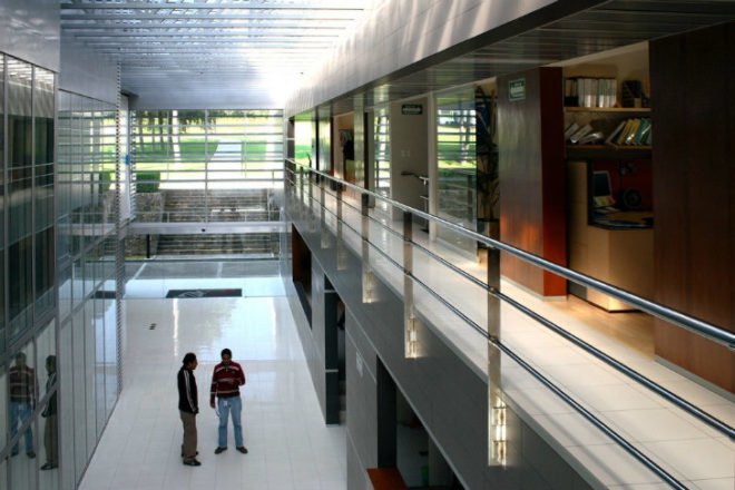 Probiomed, Grupo de Diseno Urbano, eco laboratory, mexico, research facility, rainwater, daylighting