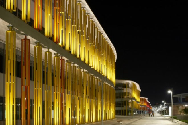 Reconversion Expo-Zaragoza, Estudio Lemela, zaragoza, expo 2008, green renovation, eco offices, green office park, green roof