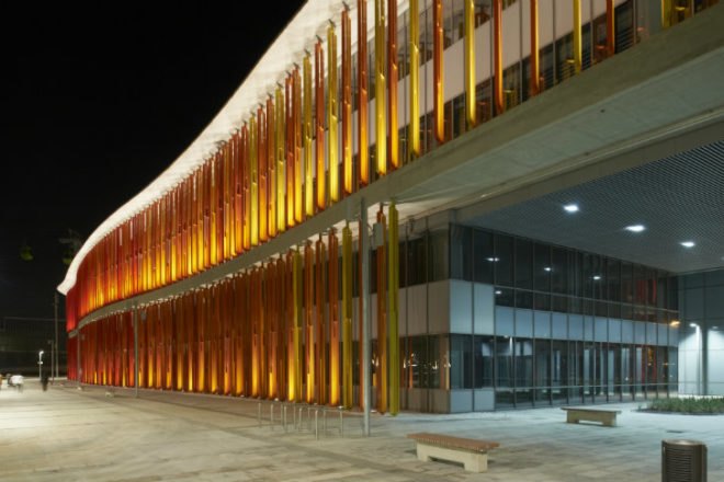 Reconversion Expo-Zaragoza, Estudio Lemela, zaragoza, expo 2008, green renovation, eco offices, green office park, green roof