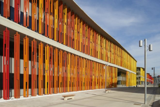 Reconversion Expo-Zaragoza, Estudio Lemela, zaragoza, expo 2008, green renovation, eco offices, green office park, green roof