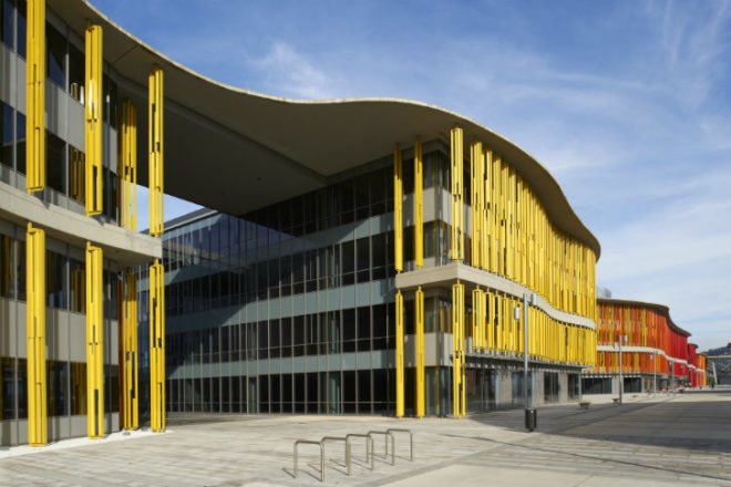 Reconversion Expo-Zaragoza, Estudio Lemela, zaragoza, expo 2008, green renovation, eco offices, green office park, green roof