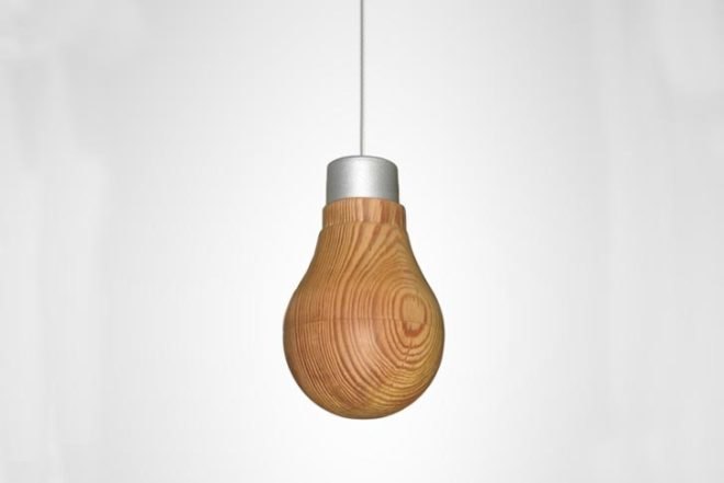 Ryosuke Fukusada, Wooden Light Bulb, LED light bulb, Japanese traditions, Japanese design, Green Lighting, Green Home decor