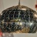 colander light, Nadia Belalia, colander lamp, green lighting, steampunk light,
