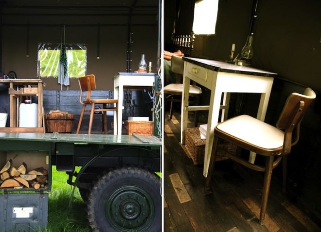 The Beer Moth, eco-travel, eco-tourism, design, recycled materials, adaptive reuse, green design, sustainable design, eco design, refurbished fire truck, Canopy & Stars, Inshriach House, recycled materials