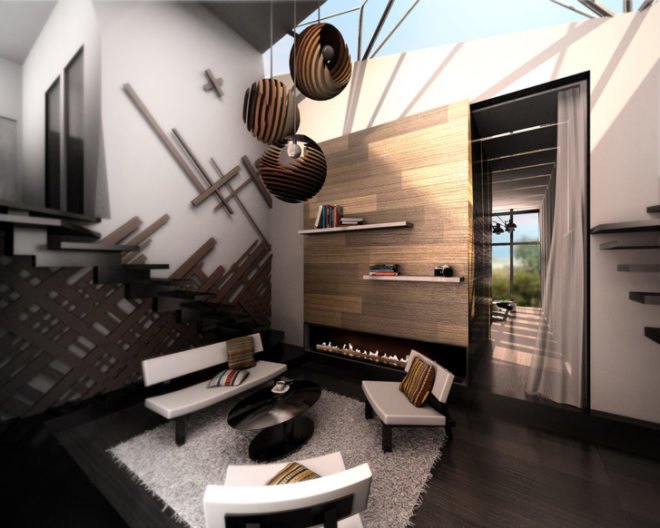 cross house, Esan Rahmani, naturally lit interiors, modern architecture, green architecture, naturally lit architecture, forest homes, modern retreats, modern forest retreats