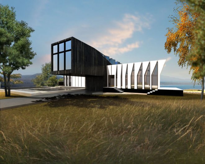 cross house, Esan Rahmani, naturally lit interiors, modern architecture, green architecture, naturally lit architecture, forest homes, modern retreats, modern forest retreats