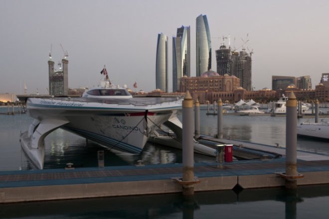 Turanor PlanetSolar, PlanetSolar, solar power, solar-powered boat, green transportation, Raphael Domjan, solar panels, green boat