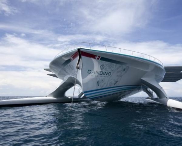 Turanor PlanetSolar, PlanetSolar, solar power, solar-powered boat, green transportation, Raphael Domjan, solar panels, green boat
