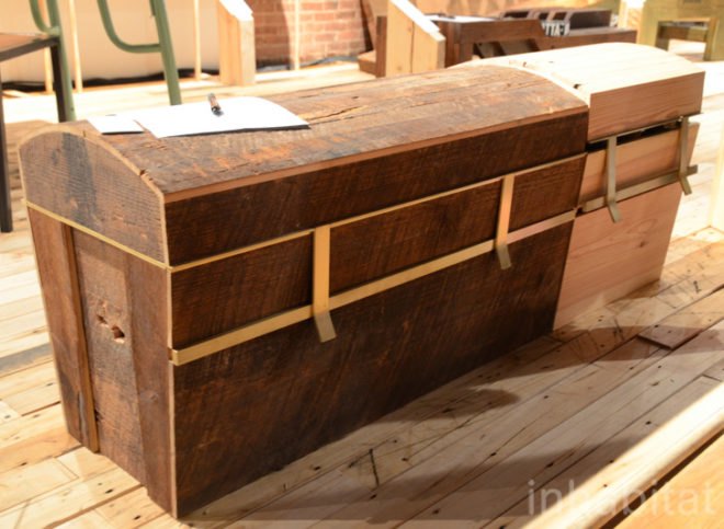 Chest, Karl Zahn, 12x12, wanted design, reclaimed wood, reclaimed nyc building wood, sustainable furniture, green furniture, new york design week, nyc design week 2012, sustainable design, green design