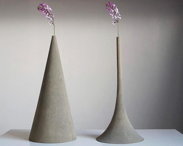 Yukihiro Kaneuchi, Sand Vases, renewable cork, beach sand, Bou-Taoshi, japanese design, Art, Green Materials, Green Home decor