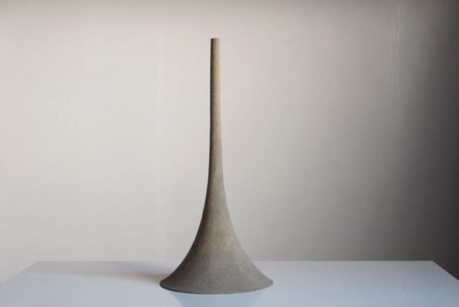 Yukihiro Kaneuchi, Sand Vases, renewable cork, beach sand, Bou-Taoshi, japanese design, Art, Green Materials, Green Home decor
