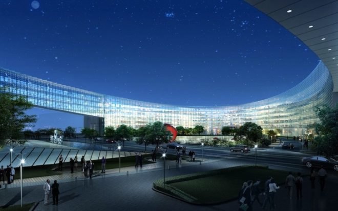 ZNA Architects, Baidu Science and Technology Campus, Beijing, China, Mixed-Used development, green design, sustainable design, eco-design, university, urban space, green space, urban park