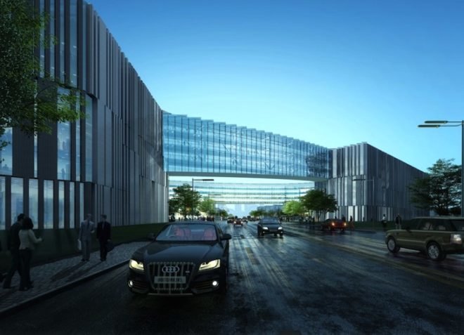 ZNA Architects, Baidu Science and Technology Campus, Beijing, China, Mixed-Used development, green design, sustainable design, eco-design, university, urban space, green space, urban park