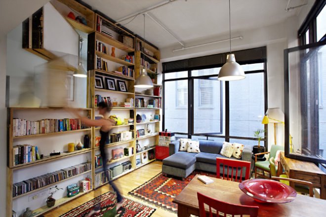 unwaste bookcase, hidden bookcase, transforming furniture, ben milbourne, bild architecture, leyla acaroglu, eco innovators, david waterworth, against the grain, green furniture, green interiors, sustainable design, green design