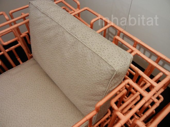 “green furniture”, Benjamin Rollins Caldwell, BRC Designs, design week, eco design, green design, ICFF, new york design week, sustainable design, international contemporary furniture fair, pipe table, recycled pipe chair, recycled pipe table, copper pipe table