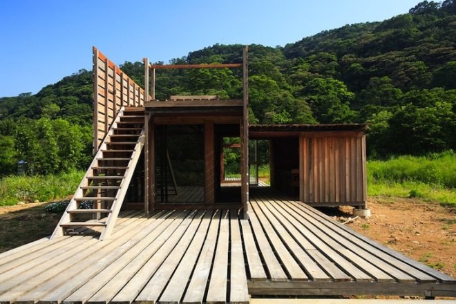 Casagrande Laboratory, Chen House, wooden construction, natural disasters, earthquakes, typhoons, bioclimatic design, taiwan, Datun, green design, sustainable design, eco-design, farmhouse
