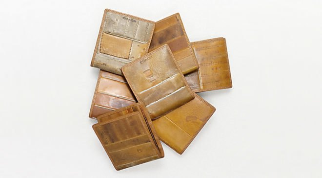 Coach, eco friendly leather bags, recycled baseball gear, eco friendly leather accessories, recycled materials, The Baseball Heritage Collection,The Baseball Heritage Collection by coach, coach limited-edition men’s wallets
