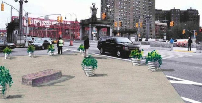 Delancey Street, Bowery, Clinton Street, Lower East Side, Department of Transportation, DOT, Delancey Street improvements, Delancey and Clinton, pedestrian safety