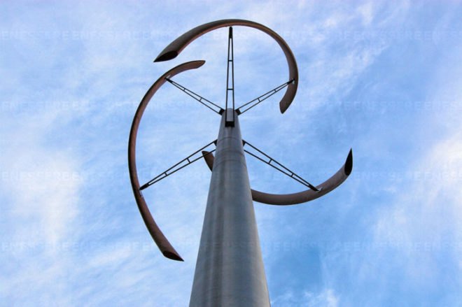 Enessere, Hercules, Renato Guerra, wooden wind turbine, wind energy, windmill