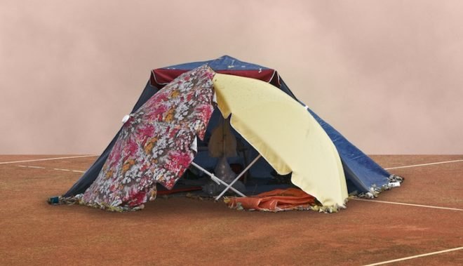 Frank Bayh & Steff Rosenberger-Ochs, tent city, recycled materials, found objects, makeshift homes, temporary structures, protests, stuttgart 21, germany, railway, urban design, green design, sustainable design, eco-design, shipping pallets, tents, temporary housing
