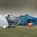 Frank Bayh & Steff Rosenberger-Ochs, tent city, recycled materials, found objects, makeshift homes, temporary structures, protests, stuttgart 21, germany, railway, urban design, green design, sustainable design, eco-design, shipping pallets, tents, temporary housing