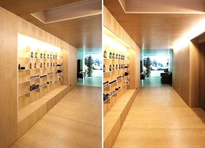 F R E A K S freearchitects, Heliocosm, natural cosmetics, Paris, green renovation, timber, minimalist, recycled materials, organic cosmetics, green design, sustainable design, eco-design