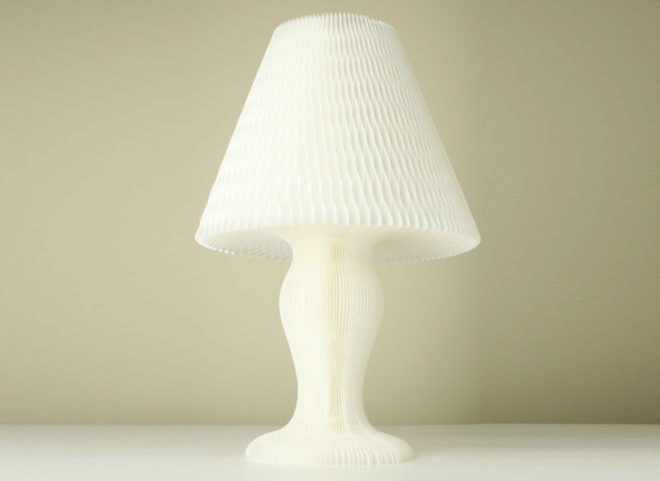Honeycomb Paper Lamp, kouichi okamoto, folded paper lamp, origami lamp, accordion paper lamp, green lamp, sustainable lamp, led bulb, led lamp, low-energy lighting, sustainable design, green design, Philips AmbientLED Bulbs, Energy efficient light bulbs, energy efficient lighting, designer lighting, designer lamps, environmentally friendly lighting, eco friendly lighting