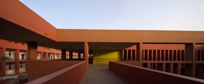 Senegal, Dakar, Jean Mermoz High School, passive design, high thermal inertia, local materials, local craftsmen, green design, sustainable design, eco-design, rainwater harvesting, dayligting