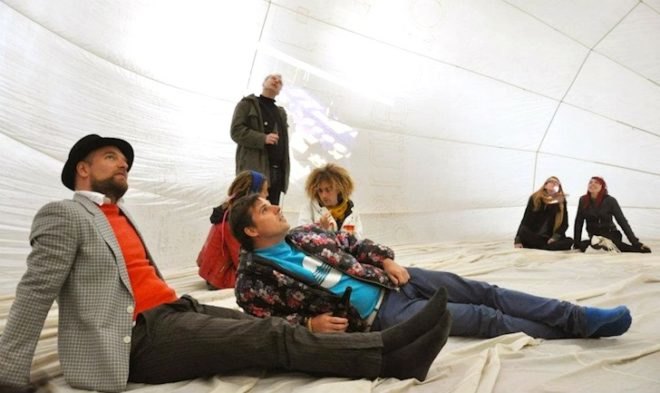 DUS Architects, Mediamatic, New Order, Mind Igloo, hot air balloons, recycled materials, art, architecture, urban spaces, temporary spaces, green design, sustainable design, eco-design, community, The Netherlands
