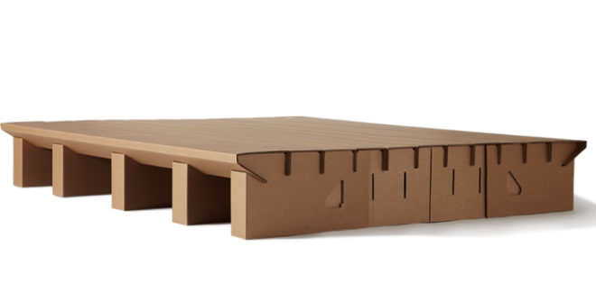 Karton, furniture, cardboard furniture, Australia, Paperpedic Bed, cardboard bed, cardboard, cardboard drawers, recyclable furniture