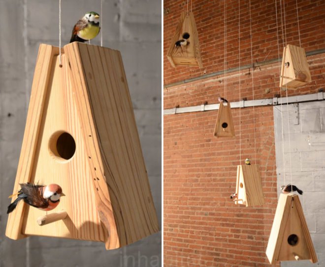 Birdhouses, Plywood Office, birdhouse, wanted design, new york design week, ny design week 2012, green design, sustainable design, green furniture, green interiors, green products, sustainable products, eco design