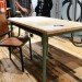 PS17 Desk, Uhuru, 12x12, wanted design, reclaimed wood, reclaimed nyc building wood, sustainable furniture, green furniture, new york design week, nyc design week 2012, sustainable design, green design