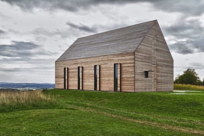 Judith Benzer Architektur, summer house, southern Burgenland, Austria, shutters, natural materials, wine cellar, minimalist, green design, sustainable design, eco-design, daylighting