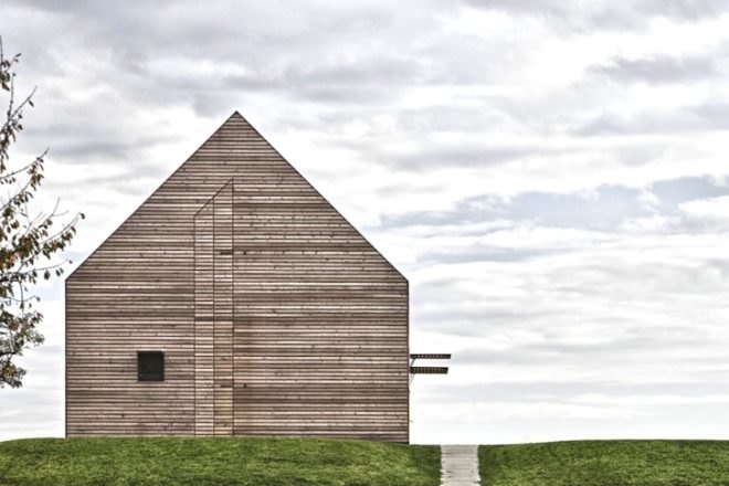 Judith Benzer Architektur, summer house, southern Burgenland, Austria, shutters, natural materials, wine cellar, minimalist, green design, sustainable design, eco-design, daylighting