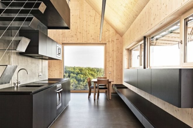 Judith Benzer Architektur, summer house, southern Burgenland, Austria, shutters, natural materials, wine cellar, minimalist, green design, sustainable design, eco-design, daylighting