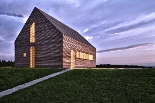 Judith Benzer Architektur, summer house, southern Burgenland, Austria, shutters, natural materials, wine cellar, minimalist, green design, sustainable design, eco-design, daylighting