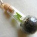 terrarium necklace on white background