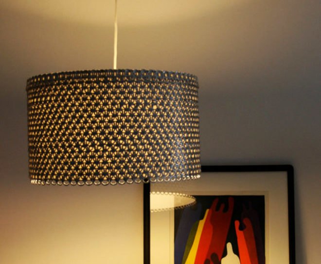 zipper8lighting, allison patrick, soda pull tab lamp, sustainable design, recycled materials, green lamps, eco design, eco-friendly lamps, soda can lampshades, green design, etsy