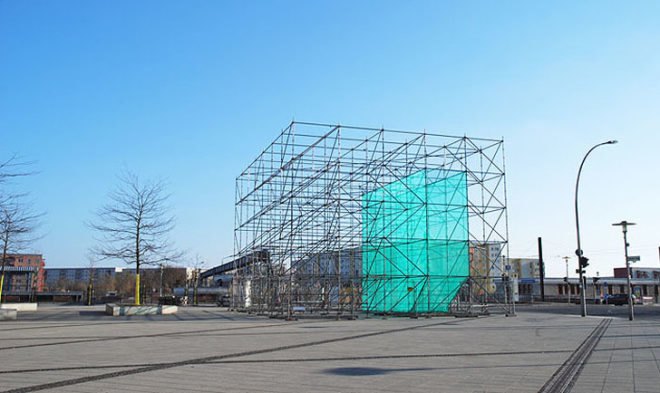 green design, eco design, sustainable design, Candy Lenk, Anna Borgman, Luftschloss, Alice SOlomon Platz, Castle in the sky, Berlin, Hellersdorf, Stadtumbau Ost