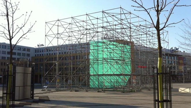 green design, eco design, sustainable design, Candy Lenk, Anna Borgman, Luftschloss, Alice SOlomon Platz, Castle in the sky, Berlin, Hellersdorf, Stadtumbau Ost
